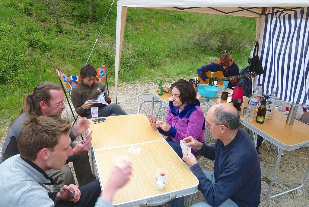 Au camping, ça ne rigole pas...