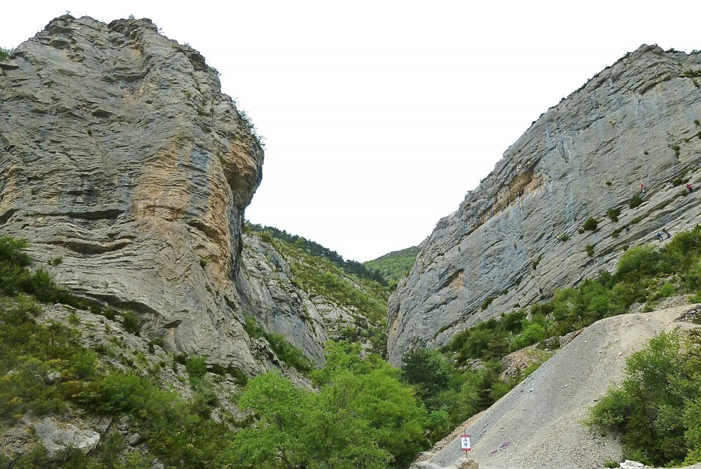 Vue générale du secteur de la Cascade